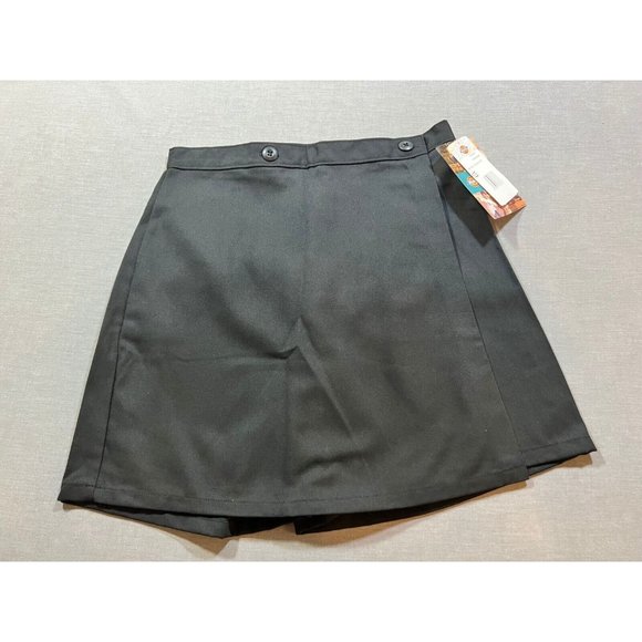Dickies Skort Girls 12 1/2 Black Skort Button Pencil Uniform Kids. - Picture 1 of 8